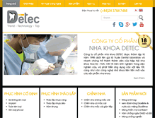 Tablet Screenshot of detec.vn