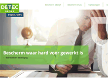 Tablet Screenshot of detec.nl
